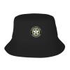 United States National Guard Little-Known Waterproof Secret That Adult Double Decker Fisherman Hat for You to Resist The Surprises Brought by Rainwater Black view 1