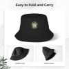 United States National Guard Little-Known Waterproof Secret That Adult Double Decker Fisherman Hat for You to Resist The Surprises Brought by Rainwater Black view 2
