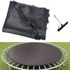 UVCMDUI Trampoline Mat Replacement 6ft 8ft 10ft 12ft 13ft 14ft, Trampoline Replacement Jumping Pad, Trampoline Bounce Mats 8 Row Stitch, with 1x Spring Puller,10ft 305cm 56 Rings view 1