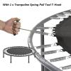UVCMDUI Trampoline Replacement Jumping Mat, Replacement Trampoline Mat, High Elastic Trampoline Bounce Mats Jumping Pad 6ft 8ft 10ft 12ft 13ft 14ft 15ft 16ft, with Spring Puller,396cm 80 Rings view 4