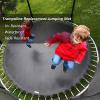 UVCMDUI Trampoline Replacement Jumping Mat, Replacement Trampoline Mat, High Elastic Trampoline Bounce Mats Jumping Pad 6ft 8ft 10ft 12ft 13ft 14ft 15ft 16ft, with Spring Puller,305cm 54 Rings view 3