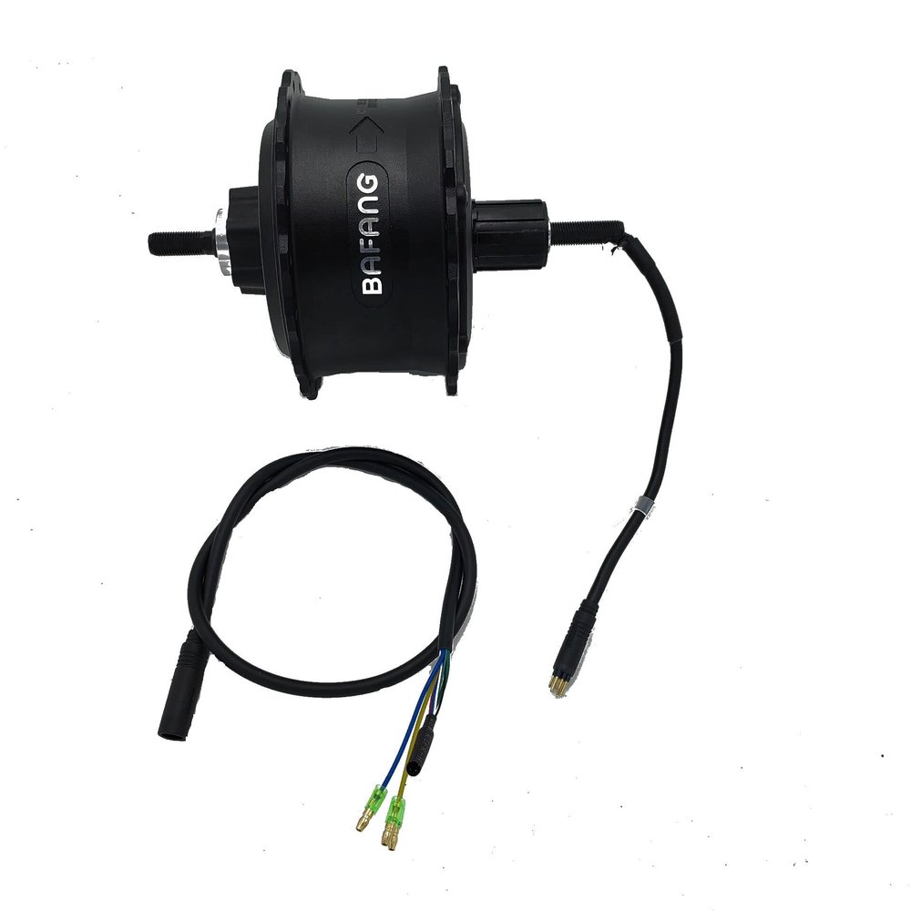 HALLOMOTOR 36v 500w Cassette Rear Hub Motor Drop Out 190mm with Disc Brake for Fat Bike Beach Buggies and Snow Bikes