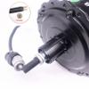 HALLOMOTOR 36v 500w Cassette Rear Hub Motor Drop Out 190mm with Disc Brake for Fat Bike Beach Buggies and Snow Bikes view 3