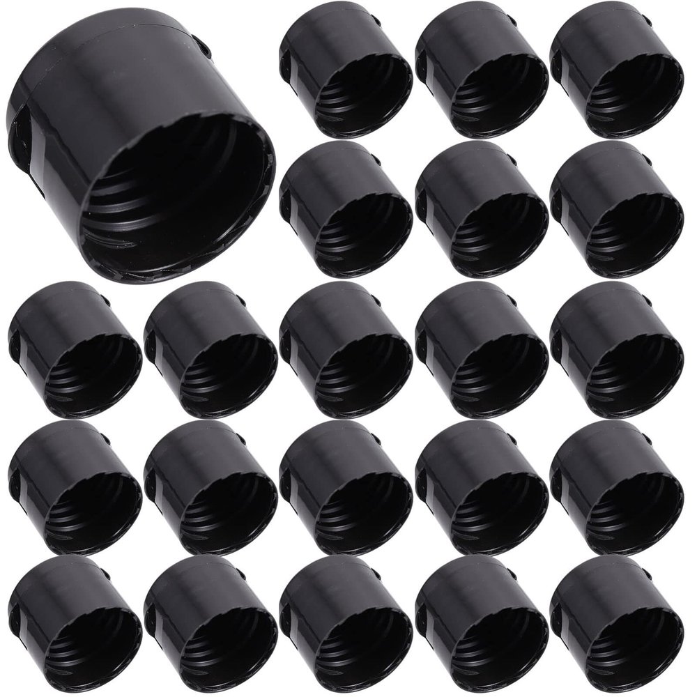SEWACC 50Pcs Sports Pull Water Bottle Lids 28Mm Leak Proof Flip Top Replacement for Mineral Water Bottles and Outdoor Activities