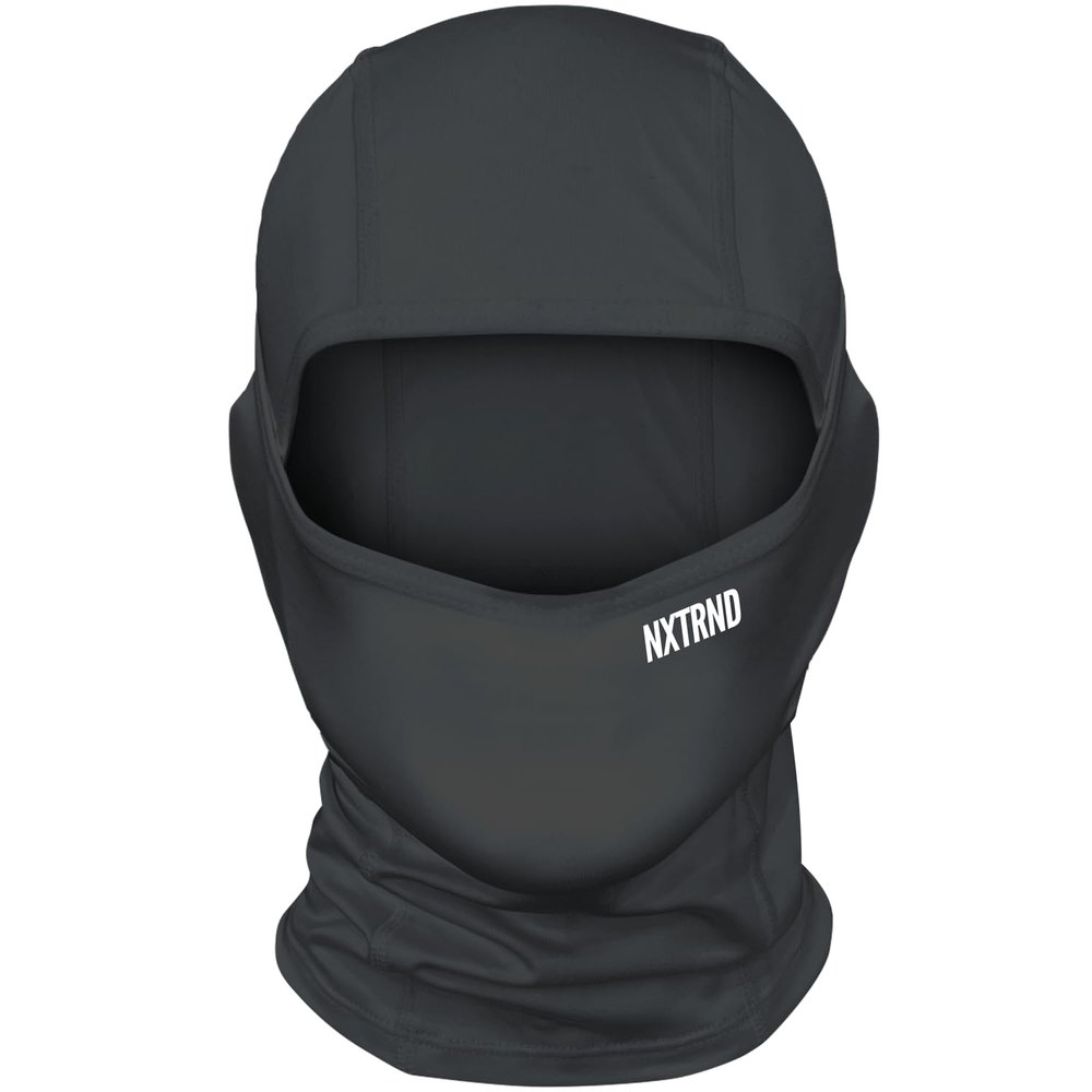 Nxtrnd Breathable Ski Mask, Lightweight Balaclava, Moisture-Wicking Shiesty (Black)
