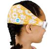 Splash Place KIDS SWIM GOGGLES with Fabric Strap - DAISY LOVE | Fun, Fashionable, Comfortable - Tangle-Free, Swimming Goggles for Kids, Comfy Fabric Strap Goggles view 1