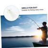 5pcs Luminous Squid Hook Siding Hooks Fishing Baits Fishing Kits Luminous Lure Bait Shrimp Wire Worm Four Anchor Gear Accessories Screw Plastic view 2