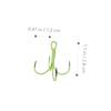 5pcs Luminous Squid Hook Siding Hooks Fishing Baits Fishing Kits Luminous Lure Bait Shrimp Wire Worm Four Anchor Gear Accessories Screw Plastic view 4