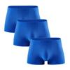 Maiyifu-GJ Men's Soft Sweat Absorbing Trunks Sport Stretch Underpants Ice Silk Breathable Boxer Briefs (Blue 20 3PC,XX-Large) view 1