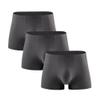 Maiyifu-GJ Men's Soft Sweat Absorbing Trunks Sport Stretch Underpants Ice Silk Breathable Boxer Briefs (Gray 3PC,X-Large) view 1