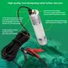 80W 9600lm Underwater Fishing Light, IP68 Waterproof Aluminum Super Bright Night Fish Attracting Submersible LED Lamp Lure Bait Finder for Freshwater Saltwater Sea Kayak Boat Ice Dock (80W Green) view 4