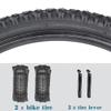 2 Pack 26"x 2.125" Bike Tire Folding for Mountain Bike Replacement Bicycle Tire (2 Tires) view 2