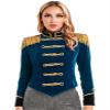 WinChang Women's Circus Ringmaster Jacket Tassel Coat Victorian Medieval Long Sleeves Christmas Tailcoat Xmas Party Costume Dark Blue X-Large view 1