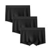 Maiyifu-GJ Men's Quick-Dry Stretch Underwear Traceless Solid Colour Trunks Modal Soft Underpants (Black 3PC,X-Large) view 1