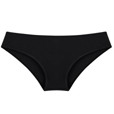 Hedmy Kids Girls' Slim Swimming Bottom with Lining UPF50+ Sun Protection Rash Guard Swim Brief for Youth Black 10 Years