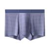 Maiyifu-GJ Men's Printed Seamless Boxer Briefs Comfort Quick Drying Trunks Breathable Soft Underwear (Purple 1PC,X-Large) view 1