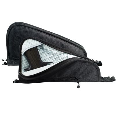 VIGEGARI Soft Pistol Case - Single Gun Cases for Pistols - Pistol Bag with Lockable Zipper -Concealed Carry Gun Pouch-Pistol Bag Storage [Only ONE Bag]