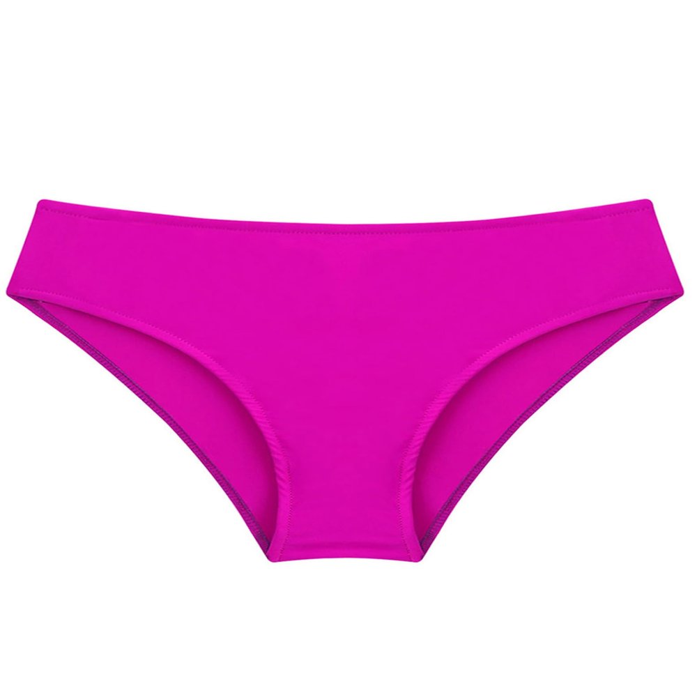 Hedmy Kids Girls' Slim Swimming Bottom with Lining UPF50+ Sun Protection Rash Guard Swim Brief for Youth Hot Pink 12 Years