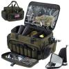 VIGEGARI Large Pistol Range Bag Shooting - Tactical Gun Range Bag with 2 Pistol Cases, Gun Bags for Handguns, Womens Gun Bag for Men, Gun Carrying Duffle Bag for Gun Accessories view 1