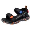 Boys Sandals Children Shoes Fashion Beach Sandals Light Soft Sweet Girl Sandals Medium and Large Children Soft Bottom (Black, 7.5 Big Kids) view 1