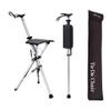 STEP2GOLD Ta-Da Chair, Portable Trekking Hiking Pole, Folding Walking Stick with Seat, Walking Cane with Chair, Foldable Chair, Lightweight Aluminum, Easy Carry and Storage, Anti-Slip (32.2") view 1
