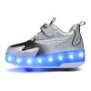BFOEL Kids Roller Skates USB Chargable LED Light Up Shoes 2 Wheel Skate Sneaker Best Gift for Boys Girls Birthday Thanksgiving Christmas Day view 2