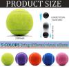 Swingers 20 Pack Tennis Balls,Training Exercise Balls for Pet Dog, High Elasticity Practice Tennis Balls for Beginner, with Mesh Carry Bag Easy to Transport (Yellow) view 4