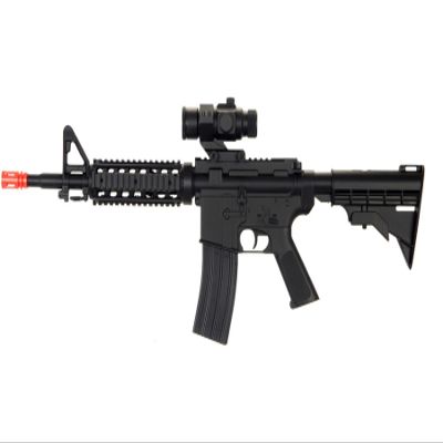 UK Golden Ball Airsoft Quad RIS M4 AEG with Adjustable LE Stock - Full-Automatic-Black