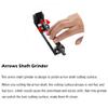 ZSHJGJR Arrows Shaft Grinder Carver Arrow Burr Polisher Arrow Shaft Sander Arrows Repair Tool Arrows Shafts Angle Grinder for Archery DIY Arrows Accessory (Black) view 2