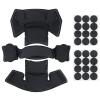 AOUTACC Tactical Airsoft Helmet PaddingHelmet Replacement EVA Foam Padding Kits SetProtective Cushion Buffer Pad for Fast MT MICH IBH AF ACH Helmet (Second Generation,BK) view 1