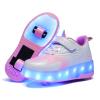 BFOEL Kids Roller Skates USB Chargable LED Light Up Shoes 2 Wheel Skate Sneaker Best Gift for Boys Girls Birthday Thanksgiving Christmas Day view 1