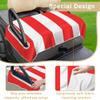 YOKYHOM Summer Golf Cart Seat Covers, Stripe Red Golf Cart Front Seat Towel/Blanket Fit for EZGO/Yamaha/Club Car and More Golf Carts, 100% Microfiber, Keeps Your Seat Cool and Clean, 51''x 31'' view 2