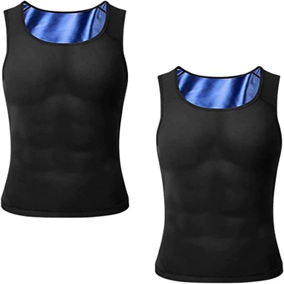 BE4UTY INU 2PCS Kitfityou for Men - Men Chest Gynecomastia CompressionTop, Gyno Compression Shirts for Men (S/M)