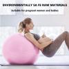 WJIHUYU Exercise Ball, Anti-Burst & Non-Slip Yoga Ball Stability Ball Chair for- Pregnancy, Birthing Therapy Balance Workout at Home-Quick Pump Included and Pilates Small Ball view 2