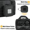 DBTAC Gun Case Bag Compact Small-PLUS | Tactical 3x Pistol Bag Handgun Revolver Shooting Case with Lockable Zipper for Shooting Range Outdoor Hunting, Black view 2