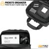 DBTAC Gun Case Bag Compact Small-PLUS | Tactical 3x Pistol Bag Handgun Revolver Shooting Case with Lockable Zipper for Shooting Range Outdoor Hunting, Black view 3