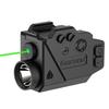 Gmconn 800 Lumens Tactical Flashlight Green Red Blue Laser Light Combo, Pistol Light with Beam Compatible with Picatinny Rail (Green Laser)