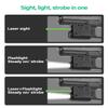 Gmconn 800 Lumens Tactical Flashlight Green Red Blue Laser Light Combo, Pistol Light with Beam Compatible with Picatinny Rail (Green Laser) view 3
