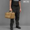 DBTAC Gun Case Bag Compact Small-PLUS | Tactical 3x Pistol Bag Handgun Revolver Shooting Case with Lockable Zipper for Shooting Range Outdoor Hunting, Brown view 2
