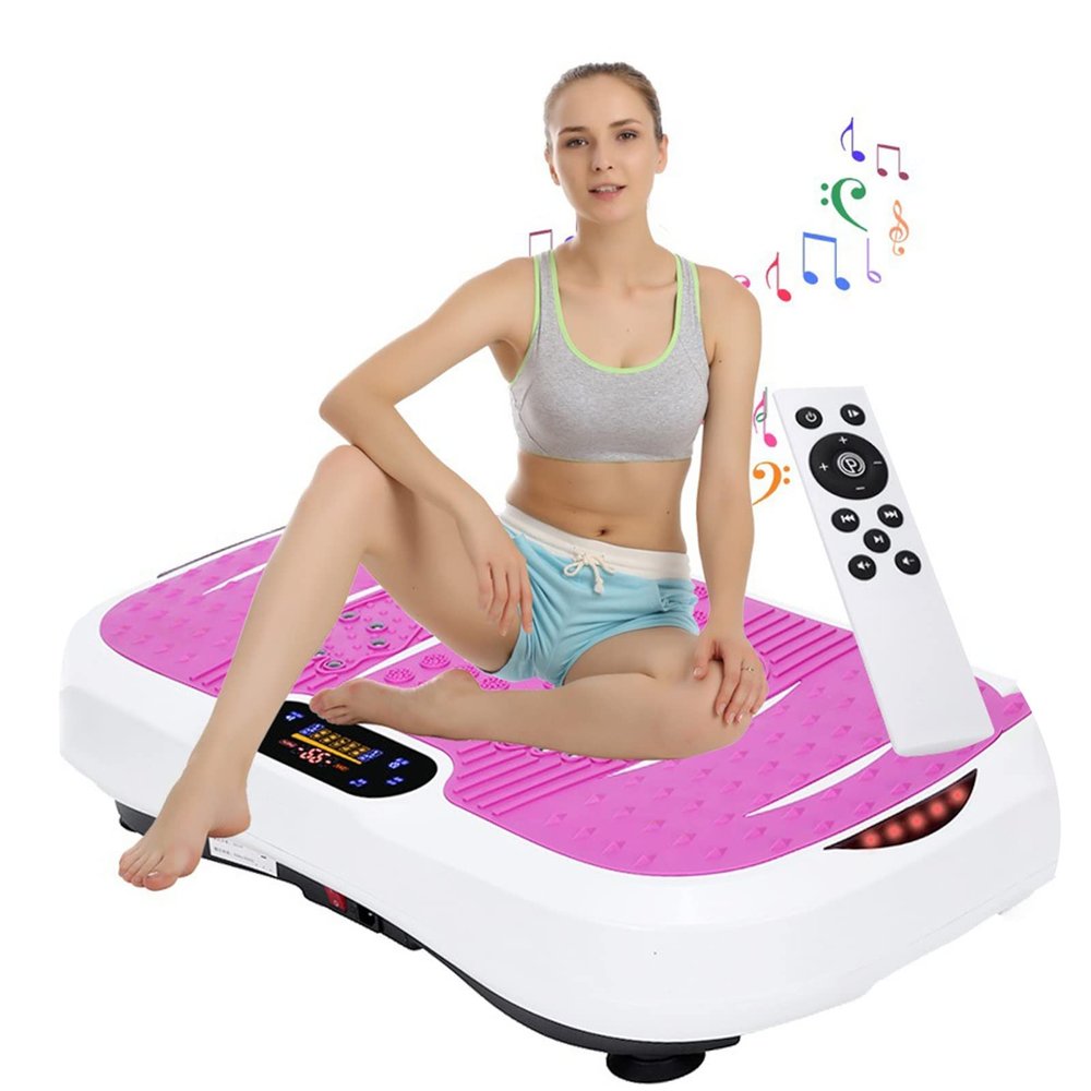 HAIZON 3D Vibration Plate Exercise Machine - Pulsation 3D Motion Vibration Platform - Full Whole Body Vibration Machine for Home Fitness
