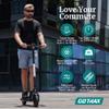 Gotrax APEX MAX Electric Scooter, 8.5" Solid Tires, Max 18 Mile and 18Mph 350W Motor with Rear Single Shock, Bright Headlight and Taillight and Cruise Control, Foldable Escooter for Adult view 2