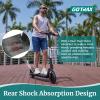 Gotrax APEX MAX Electric Scooter, 8.5" Solid Tires, Max 18 Mile and 18Mph 350W Motor with Rear Single Shock, Bright Headlight and Taillight and Cruise Control, Foldable Escooter for Adult view 3