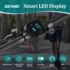 Gotrax APEX MAX Electric Scooter, 8.5" Solid Tires, Max 18 Mile and 18Mph 350W Motor with Rear Single Shock, Bright Headlight and Taillight and Cruise Control, Foldable Escooter for Adult view 4