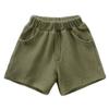 MYGBCPJS Toddler Boys Girls Waffle Knit Tops Shorts Set Short Sleeve Toddler Baby 2 Pcs Cotton Shirt Short Bottoms Outfits view 4