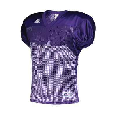 Russell Athletic Boys Stock Practice Jersey Youth Football Gear & Training Equipment for Practice & Games YG Purple