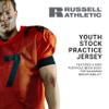 Russell Athletic Boys Stock Practice Jersey  Youth Football Gear & Training Equipment for Practice & Games YG Purple view 4
