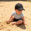 Keepersheep Baby Sun Hat 0-24M Multi-Size|Cotton Soft Brim Baseball Cap|Newborn Toddler Boys & Girls Outdoor (US, Age, 3 Months, 6 Months, Black with Colored Dot) view 4