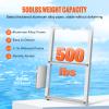 VEVOR Dock Ladder, Removable 4 Steps, 500 lbs Load Capacity, Aluminum Alloy Pontoon Boat Ladder with 3.1'' Wide Step & Nonslip Mat, Easy to Install for Ship/Lake/Pool/Marine Boarding view 3