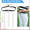 Junkin 6 6/8/10 Players Flag Football Sets Adjustable Football Belts and Flags for Youths Teens Kids Adults Players Sports Team (White) view 2