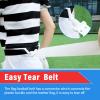 Junkin 6 6/8/10 Players Flag Football Sets Adjustable Football Belts and Flags for Youths Teens Kids Adults Players Sports Team (White) view 4